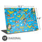 DC Comics Wonder Woman Action pose pattern Universal Laptop 15in (12.2 x 8.8in) Skin