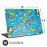 DC Comics Wonder Woman Action pose pattern Universal Laptop 16in (13 x 9.4in) Skin