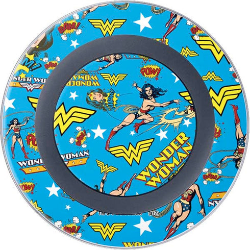 DC Comics Wonder Woman Action pose pattern Wireless Charger Skin