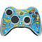 DC Comics Wonder Woman Action pose pattern Xbox 360 Wireless Controller Skin