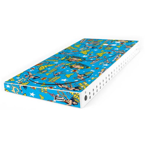 DC Comics Wonder Woman Action pose pattern Xbox Adaptive Controller Skin