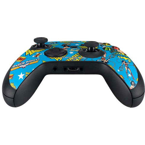 DC Comics Wonder Woman Action pose pattern Xbox Series X Controller Skin