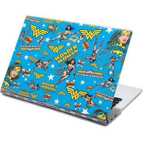 DC Comics Wonder Woman Action pose pattern Yoga 910 2-in-1 14in Touch-Screen Skin
