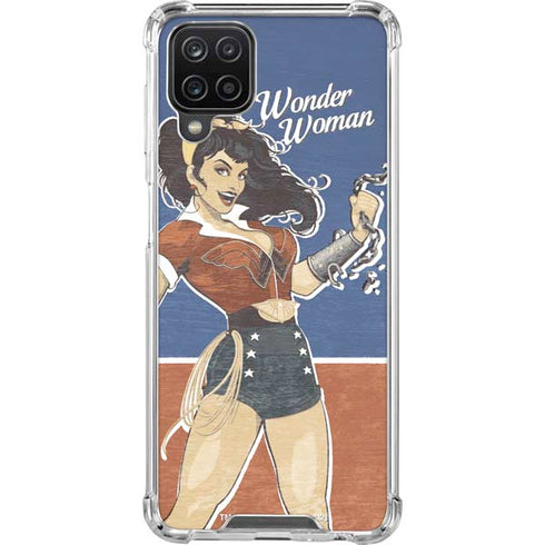 DC Comics Bombshells Wonder Woman Bombshell Galaxy A12 Clear Case