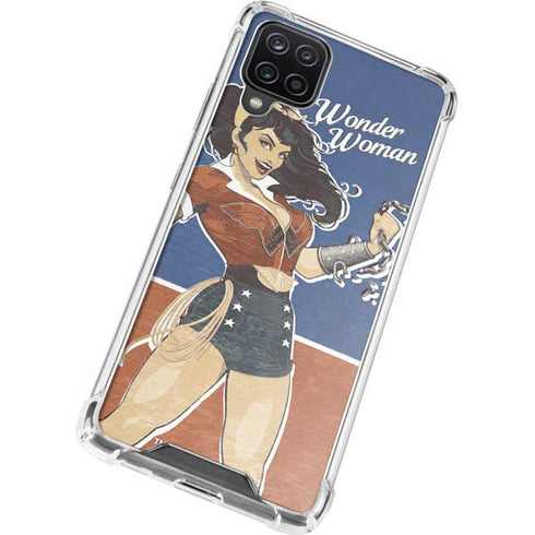 DC Comics Bombshells Wonder Woman Bombshell Galaxy A12 Clear Case