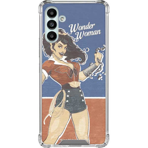 DC Comics Bombshells Wonder Woman Bombshell Galaxy A13 5G Clear Case