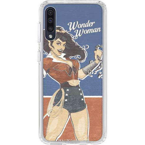 DC Comics Bombshells Wonder Woman Bombshell Galaxy A50 Clear Case