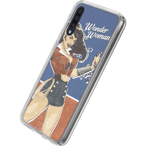 DC Comics Bombshells Wonder Woman Bombshell Galaxy A50 Clear Case