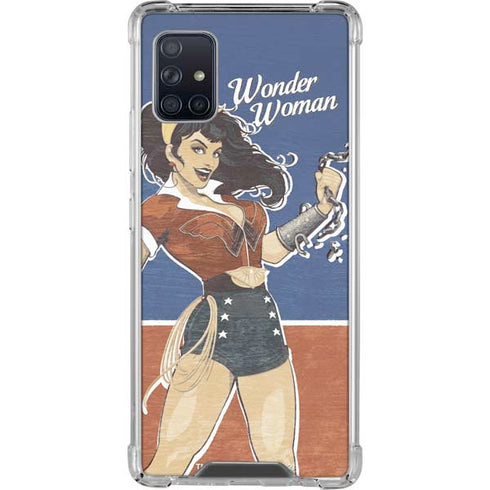 DC Comics Bombshells Wonder Woman Bombshell Galaxy A51 5G Clear Case