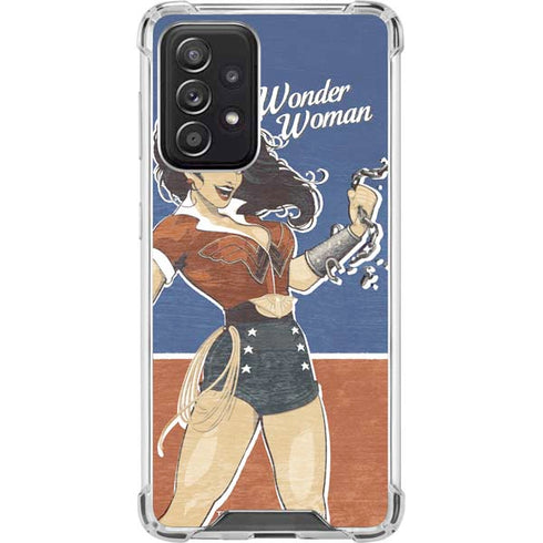 DC Comics Bombshells Wonder Woman Bombshell Galaxy A52 5G Clear Case