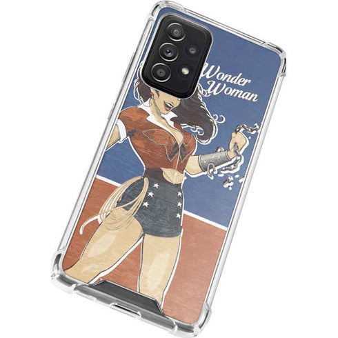 DC Comics Bombshells Wonder Woman Bombshell Galaxy A52 5G Clear Case