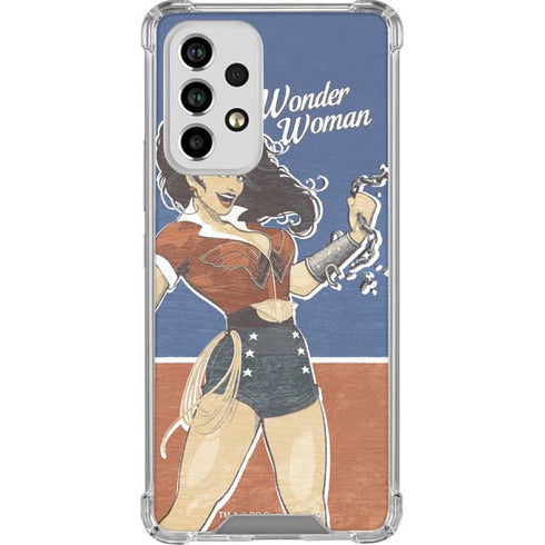 DC Comics Bombshells Wonder Woman Bombshell Galaxy A53 5G Clear Case