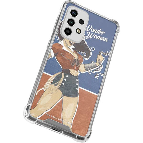 DC Comics Bombshells Wonder Woman Bombshell Galaxy A53 5G Clear Case