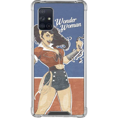 DC Comics Bombshells Wonder Woman Bombshell Galaxy A71 5G Clear Case