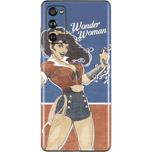 DC Comics Bombshells Wonder Woman Bombshell Galaxy S20 Fan Edition Skin