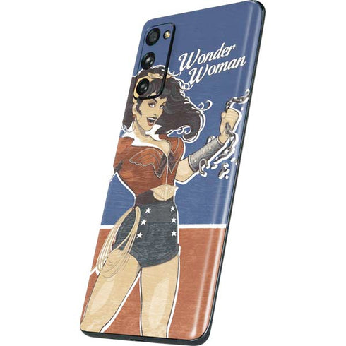 DC Comics Bombshells Wonder Woman Bombshell Galaxy S20 Fan Edition Skin