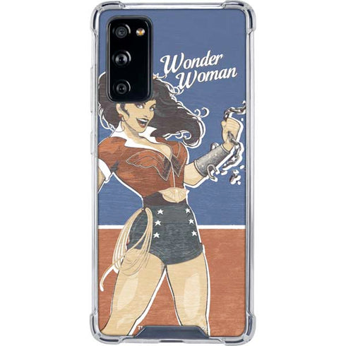 DC Comics Bombshells Wonder Woman Bombshell Galaxy S20 FE Clear Case