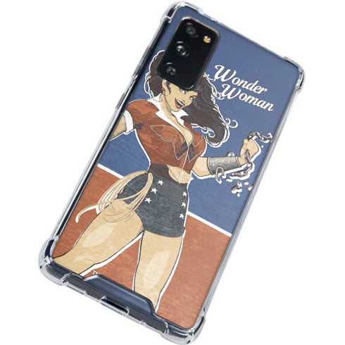 DC Comics Bombshells Wonder Woman Bombshell Galaxy S20 FE Clear Case