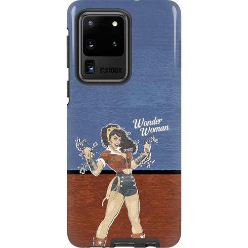 DC Comics Bombshells Wonder Woman Bombshell Galaxy S20 Ultra 5G Pro Case