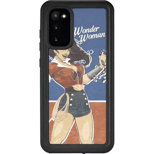 DC Comics Bombshells Wonder Woman Bombshell Galaxy S20 Waterproof Case