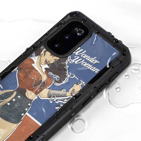 DC Comics Bombshells Wonder Woman Bombshell Galaxy S20 Waterproof Case