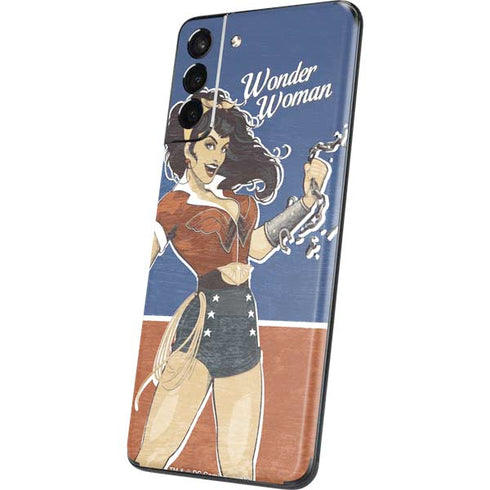 DC Comics Bombshells Wonder Woman Bombshell Galaxy S21 5G Skin