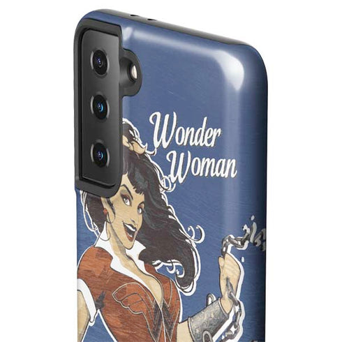 DC Comics Bombshells Wonder Woman Bombshell Galaxy S21 Plus 5G Pro Case
