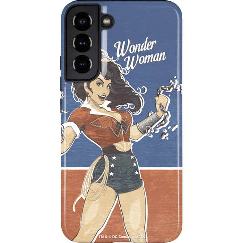 DC Comics Bombshells Wonder Woman Bombshell Galaxy S22 Plus Pro Case
