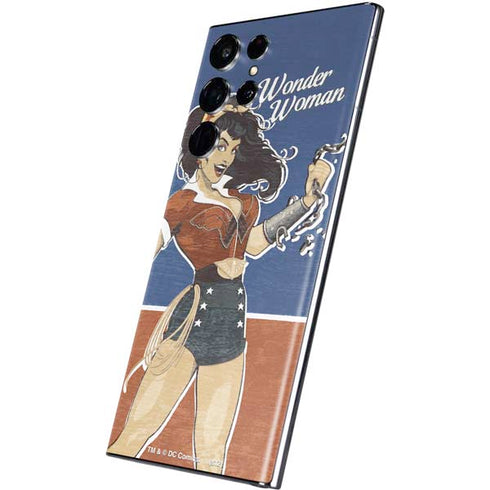 DC Comics Bombshells Wonder Woman Bombshell Galaxy S22 Ultra Skin