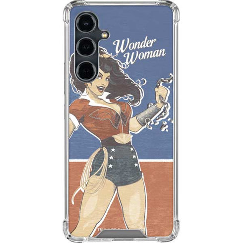 DC Comics Bombshells Wonder Woman Bombshell Galaxy S23 FE Clear Case
