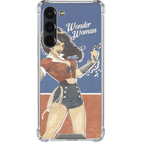 DC Comics Bombshells Wonder Woman Bombshell Galaxy S23 Plus Clear Case