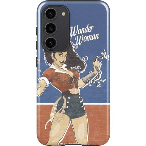 DC Comics Bombshells Wonder Woman Bombshell Galaxy S23 Plus Pro Case