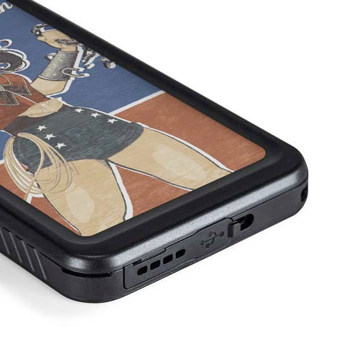 DC Comics Bombshells Wonder Woman Bombshell Galaxy S23 Plus Waterproof Case