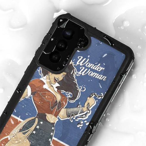 DC Comics Bombshells Wonder Woman Bombshell Galaxy S23 Waterproof Case