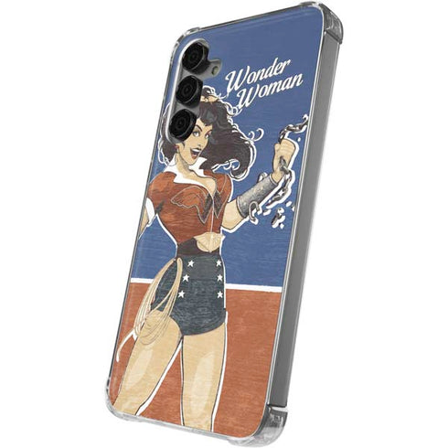 DC Comics Bombshells Wonder Woman Bombshell Galaxy S24 Plus Clear Case