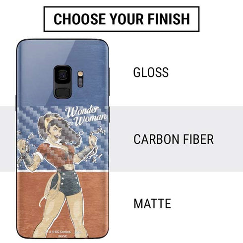 DC Comics Bombshells Wonder Woman Bombshell Galaxy S9 Skin