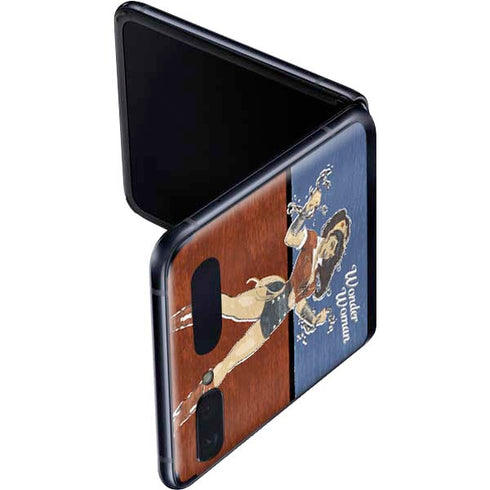 DC Comics Bombshells Wonder Woman Bombshell Galaxy Z Flip Skin