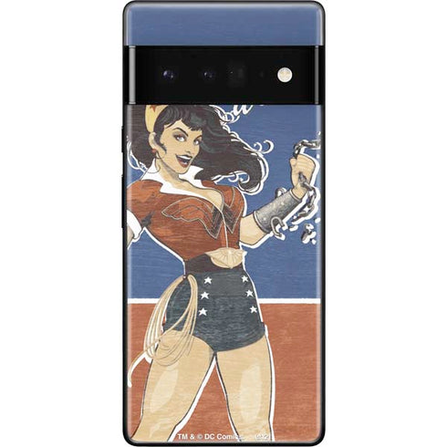 DC Comics Bombshells Wonder Woman Bombshell Google Pixel 6 Pro Skin