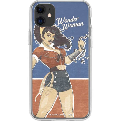 DC Comics Bombshells Wonder Woman Bombshell iPhone 11 Clear Case