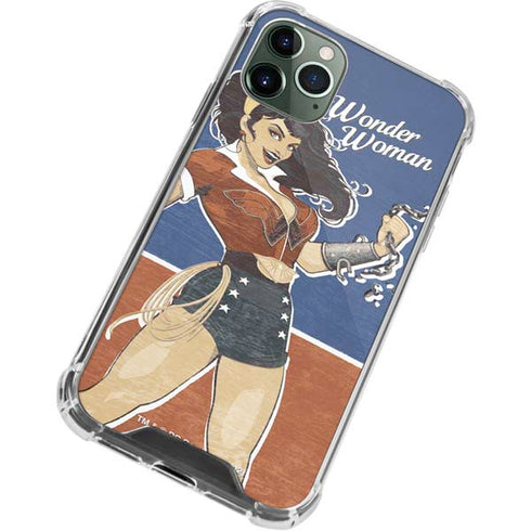 DC Comics Bombshells Wonder Woman Bombshell iPhone 11 Pro Max Clear Case
