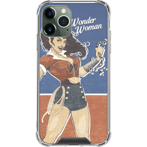 DC Comics Bombshells Wonder Woman Bombshell iPhone 11 Pro Max Clear Case