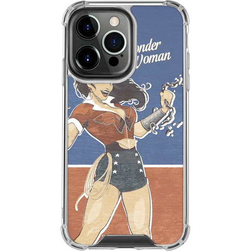 DC Comics Bombshells Wonder Woman Bombshell iPhone 13 Pro Clear Case