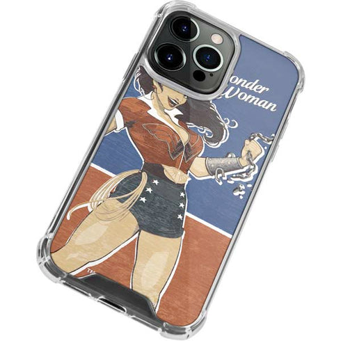 DC Comics Bombshells Wonder Woman Bombshell iPhone 13 Pro Clear Case