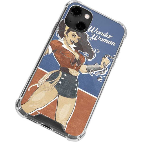 DC Comics Bombshells Wonder Woman Bombshell iPhone 14 Clear Case