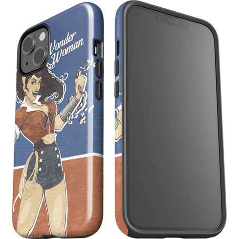 DC Comics Bombshells Wonder Woman Bombshell iPhone 15 Plus Impact Case
