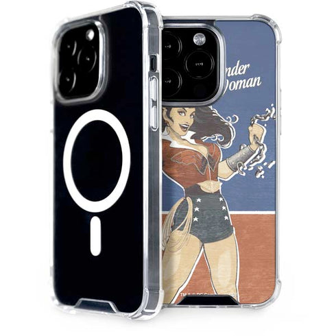 DC Comics Bombshells Wonder Woman Bombshell iPhone 15 Pro MagSafe Case