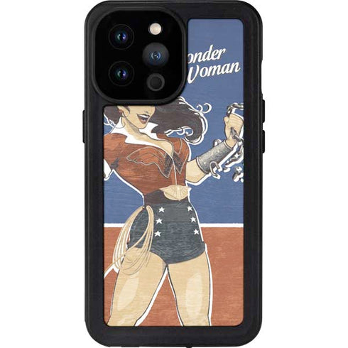 DC Comics Bombshells Wonder Woman Bombshell iPhone 14 Pro Max Waterproof Case