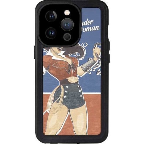 DC Comics Bombshells Wonder Woman Bombshell iPhone 14 Pro Waterproof Case