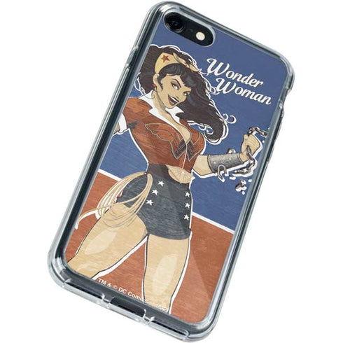 DC Comics Bombshells Wonder Woman Bombshell iPhone SE (2nd & 3rd Gen) Clear Case