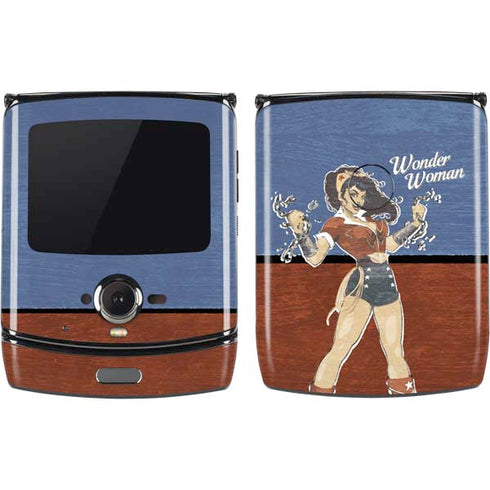 DC Comics Bombshells Wonder Woman Bombshell Motorola RAZR Skin